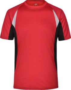 Premium Running T-Shirt Herren mit Kontrast-Einsätzen