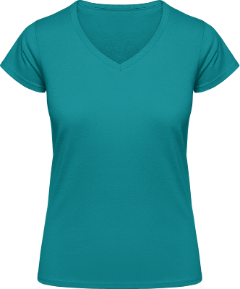 NO. 126 HAKRO DAMEN V-SHIRT CLASSIC