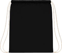 Bedruckbarer Fairtrade Turnbeutel aus Bio-Baumwolle XT400