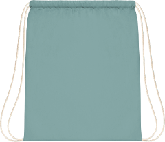 Schwerer Turnbeutel aus 100% Bio-Baumwolle personalisieren W810