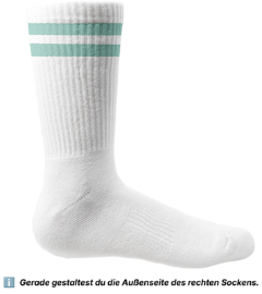 Personalisierte Socken – bedruckt mit Foto, Text oder Logo