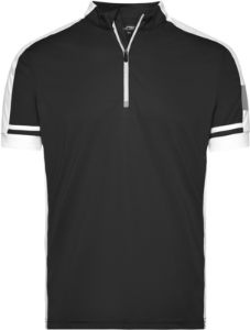Fahrradtrikot mit Half-Zip für Herren