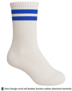 Socken für Kinder mit Stick selbst gestalten